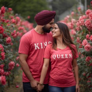 Punjabi Couple T- Shirts