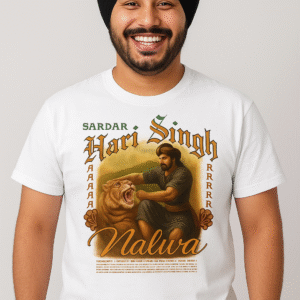 White T- Shirt- ( Hari Singh Nalwa)